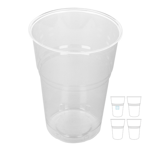 PLA Transparent Compostable Cups